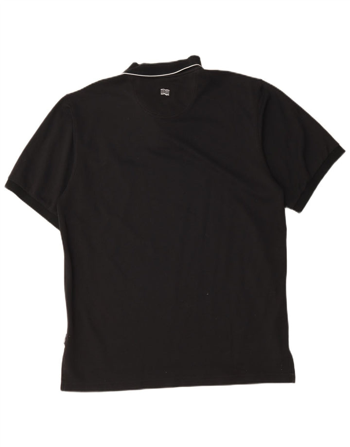 Adidas Herren Climalite Poloshirt Große schwarze Baumwolle