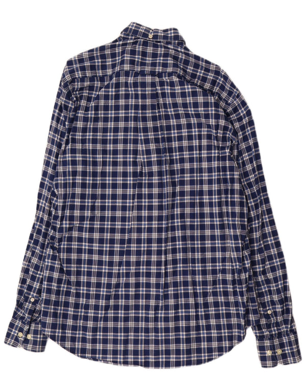 Gant Herren-Madison-Hemd in normaler Passform, groß, marineblau, kariert, Baumwolle