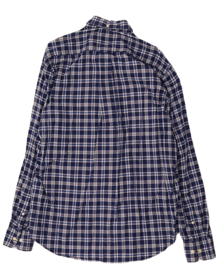 Gant Herren-Madison-Hemd in normaler Passform, groß, marineblau, kariert, Baumwolle