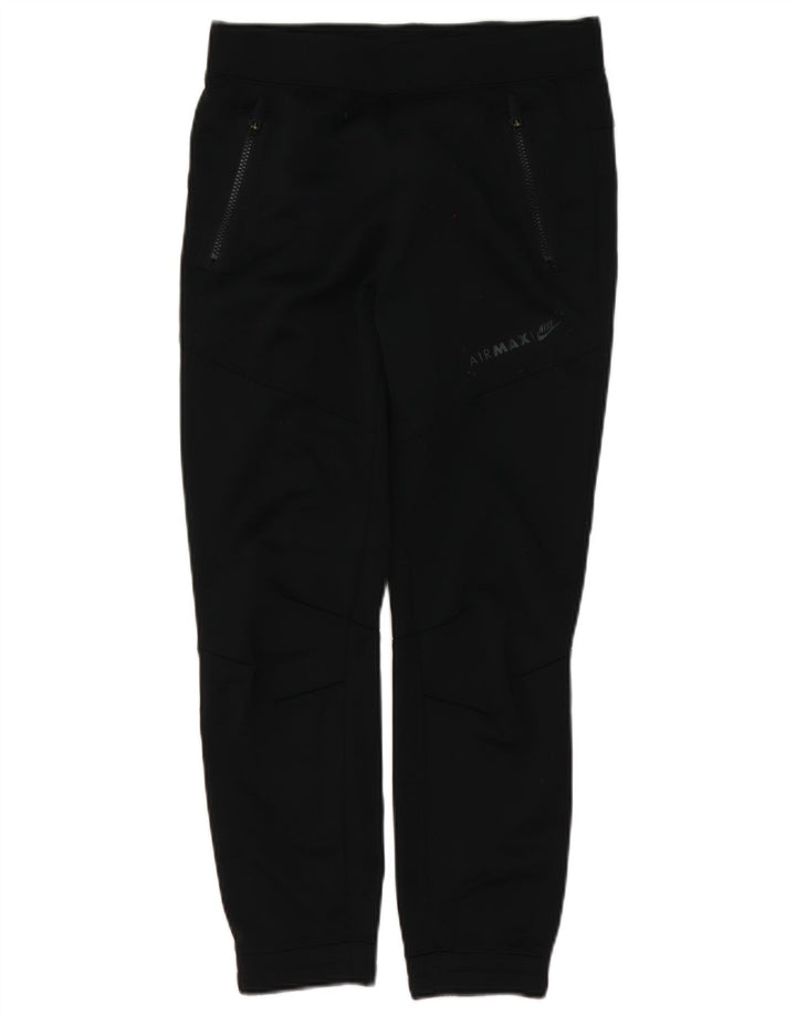 Nike Damen-Trainingsanzug mit Grafik, Jogginghose, Größe 43, Größe L, Schwarz, Polyester