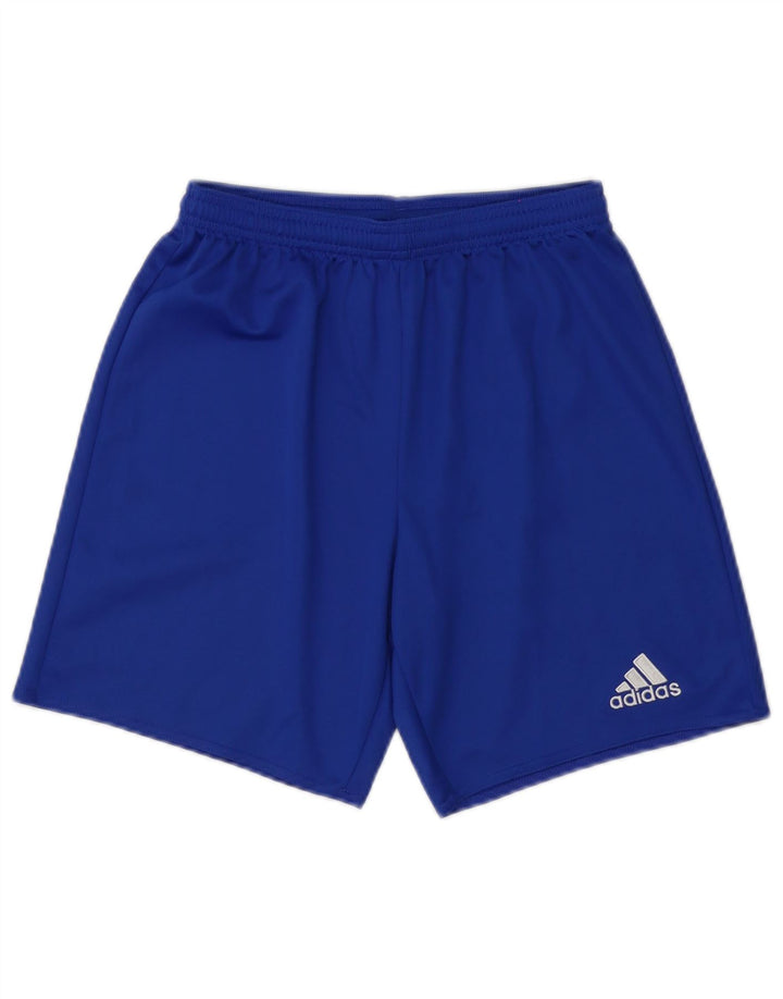Adidas Jungen Climalite Sport Shorts 13-14 Jahre Blau Polyester