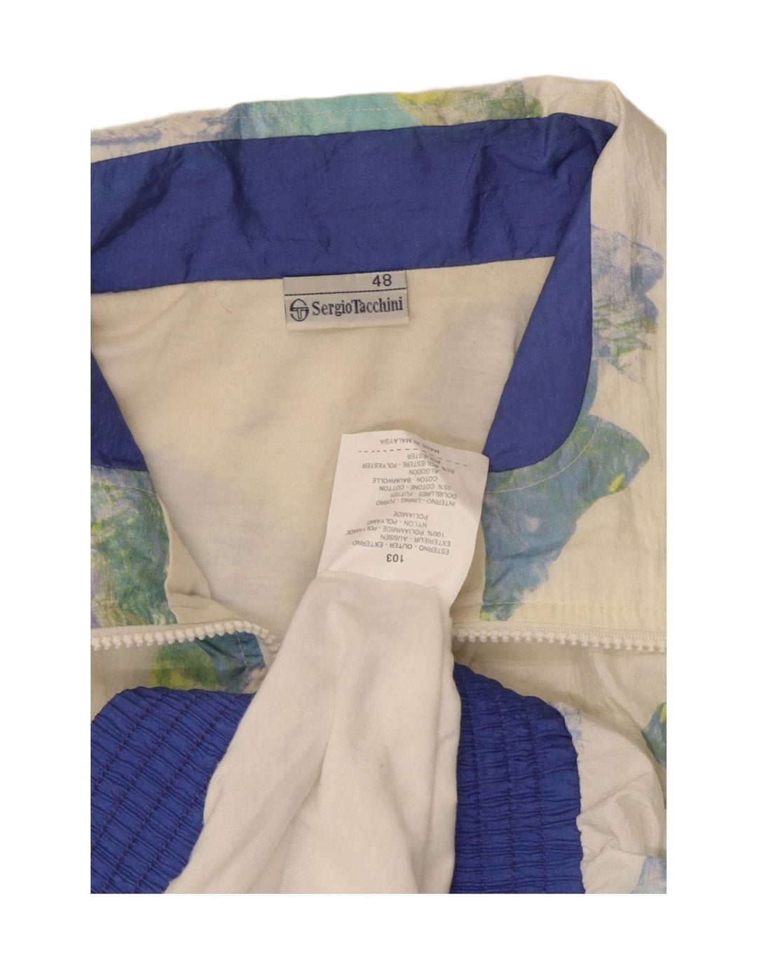 SERGIO TACCHINI Damen Übergroße Trainingsanzug-Oberjacke IT 48 XL Weiß