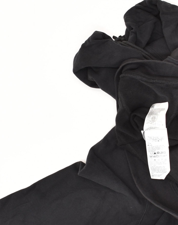 LEVI'S Womens Graphic Hoodie Jumper UK 12 Medium Black Cotton | Vintage Levi's | Thrift | Second-Hand Levi's | Used Clothing | Messina Hembry 