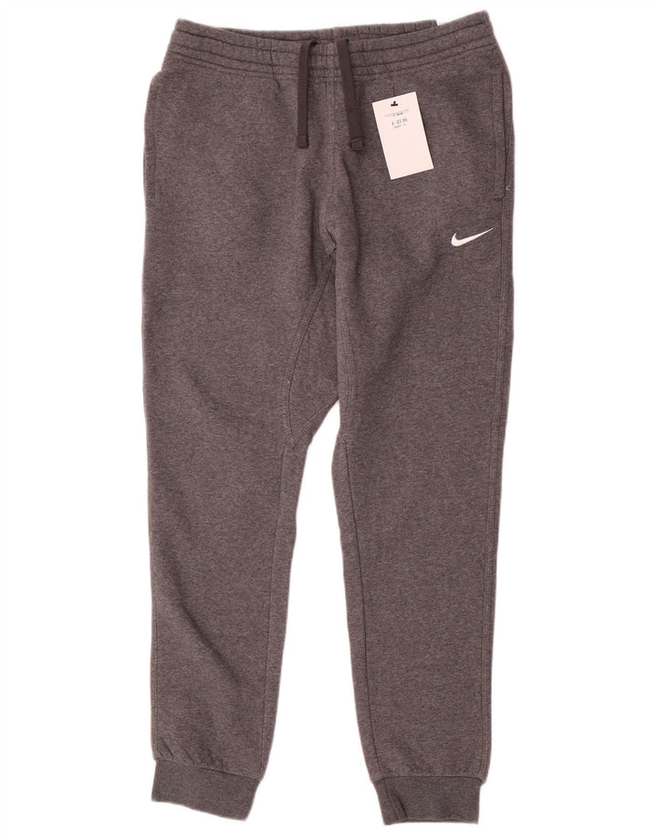 Nike Herren-Trainingsanzug-Hose mit Standard-Passform, mittelgrau meliert