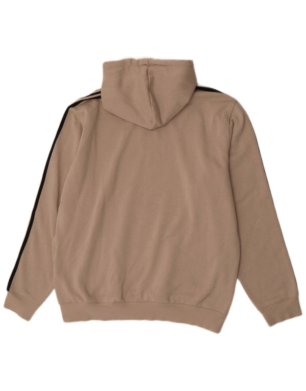 Adidas Herren Kapuzenpullover XL Beige Baumwolle