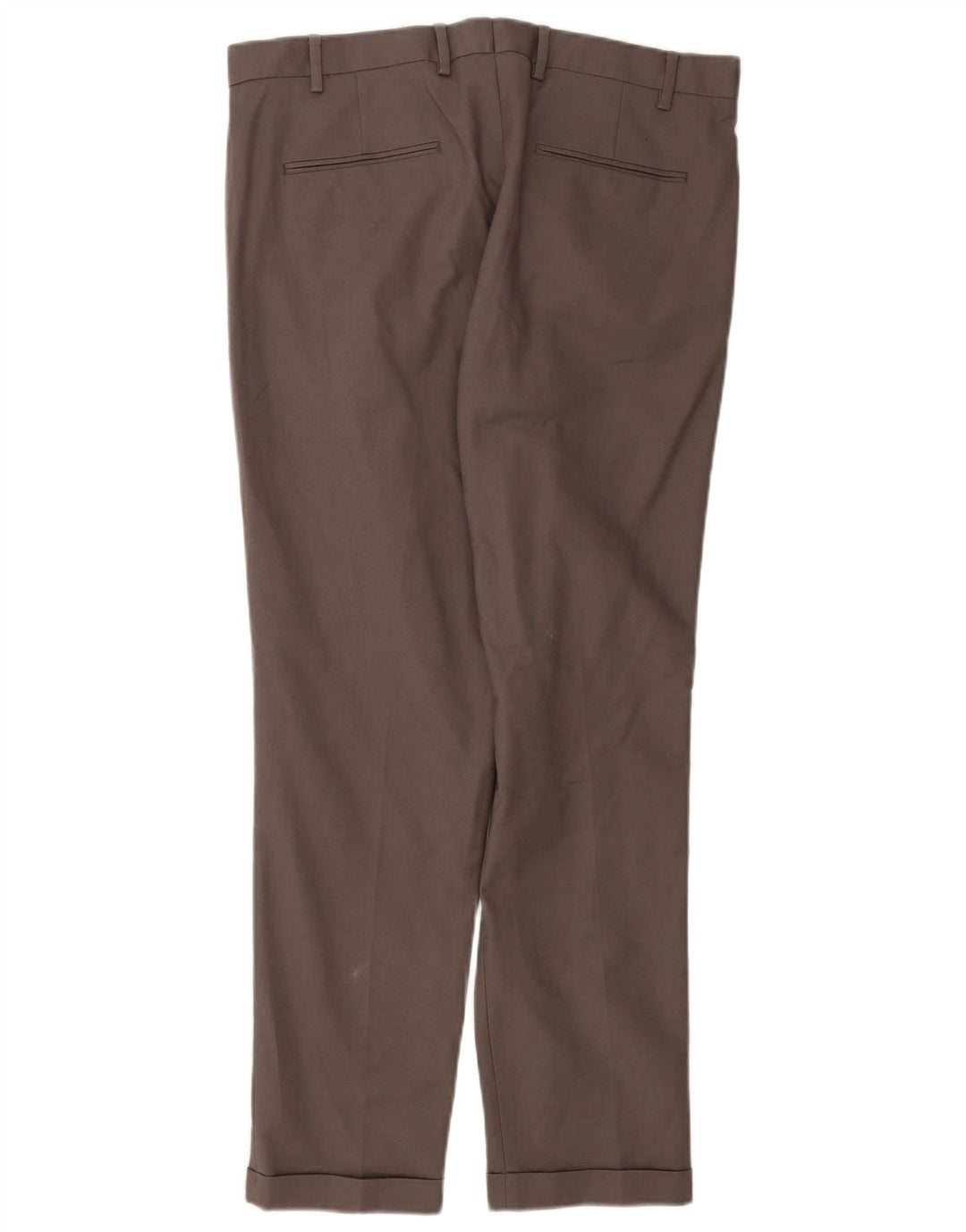Marks & Spencer Slim-Anzughose für Herren, W36, L31, graue Baumwolle