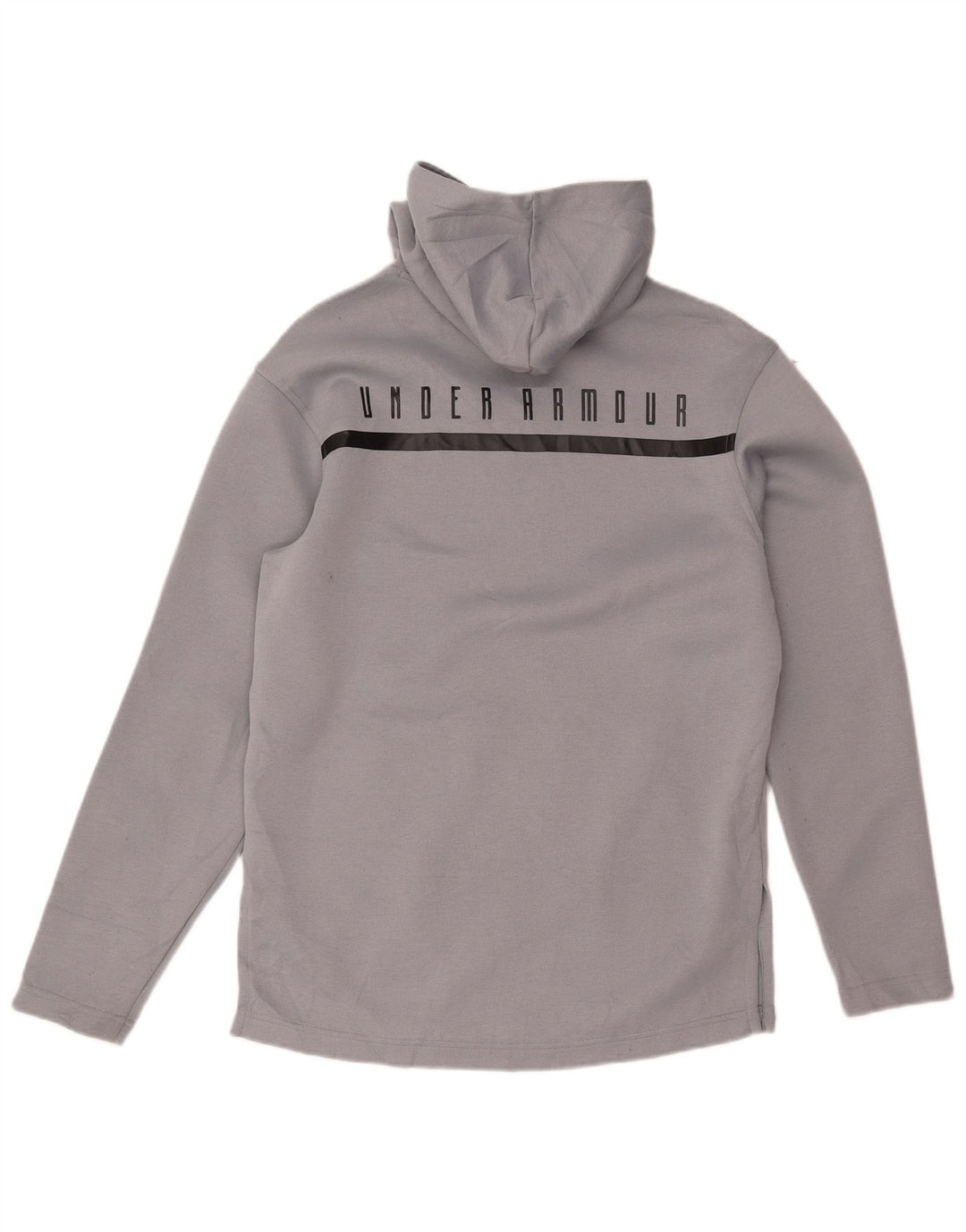 Under Armour Herren Cold Gear Graphic Hoodie Pullover Small Grau Polyester