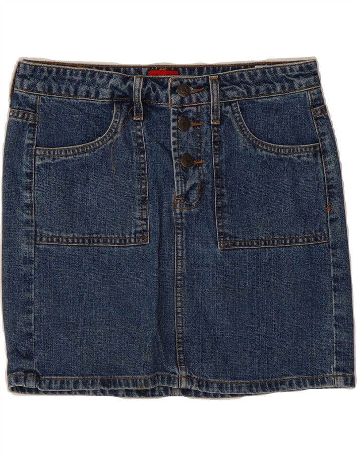 MOSSIMO Womens Denim Skirt US 3 Small W30  Blue Cotton Vintage Mossimo and Second-Hand Mossimo from Messina Hembry 