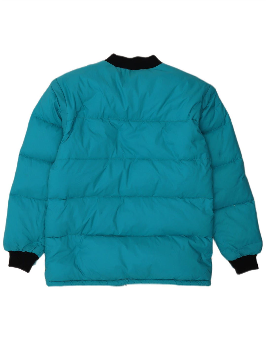 Vintage Herren Wattierte Jacke IT 50 Großes blaues Polyamid