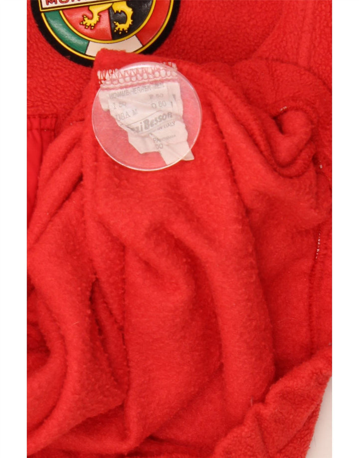 Anzi Besson Herren-Fleecepullover mit lockerer Passform, IT 50, Mittelrot