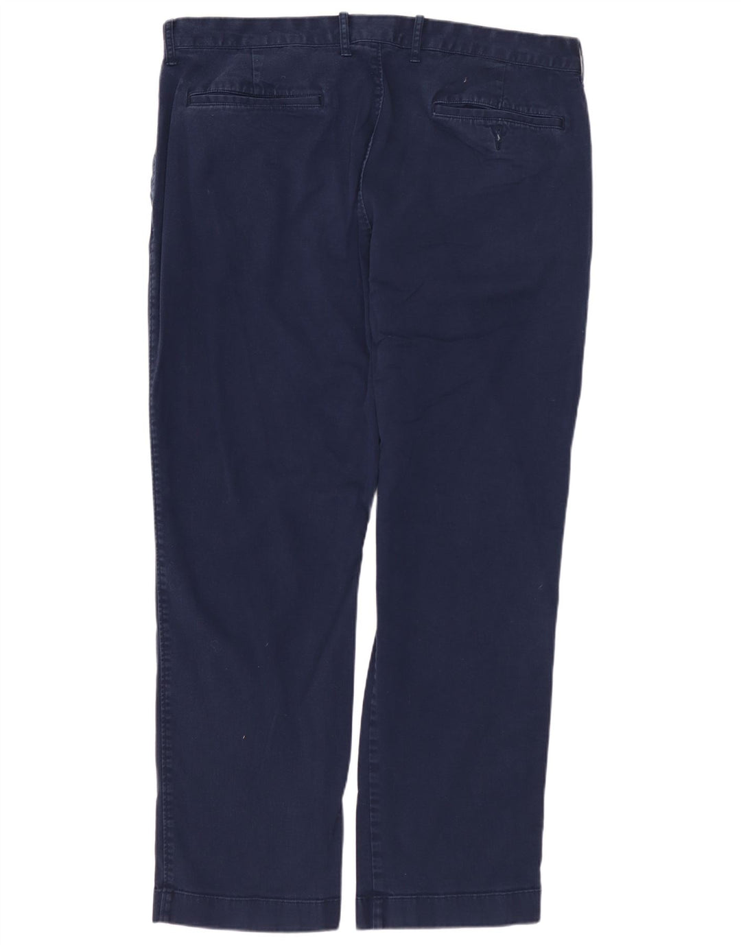 J. CREW Herren Flex Straight Chino Hose W36 L30 Marineblaue Baumwolle