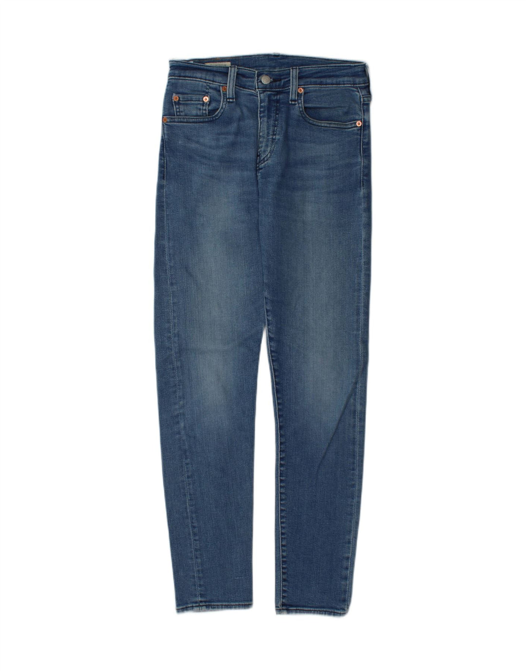 LEVI'S Womens 512 Slim Tapered Jeans W28 L32 Blue Cotton Vintage Levi's and Second-Hand Levi's from Messina Hembry 