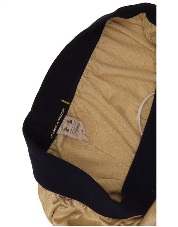 Under Armour Herren Graphic Sport Shorts Large Gold Colourblock Polyester