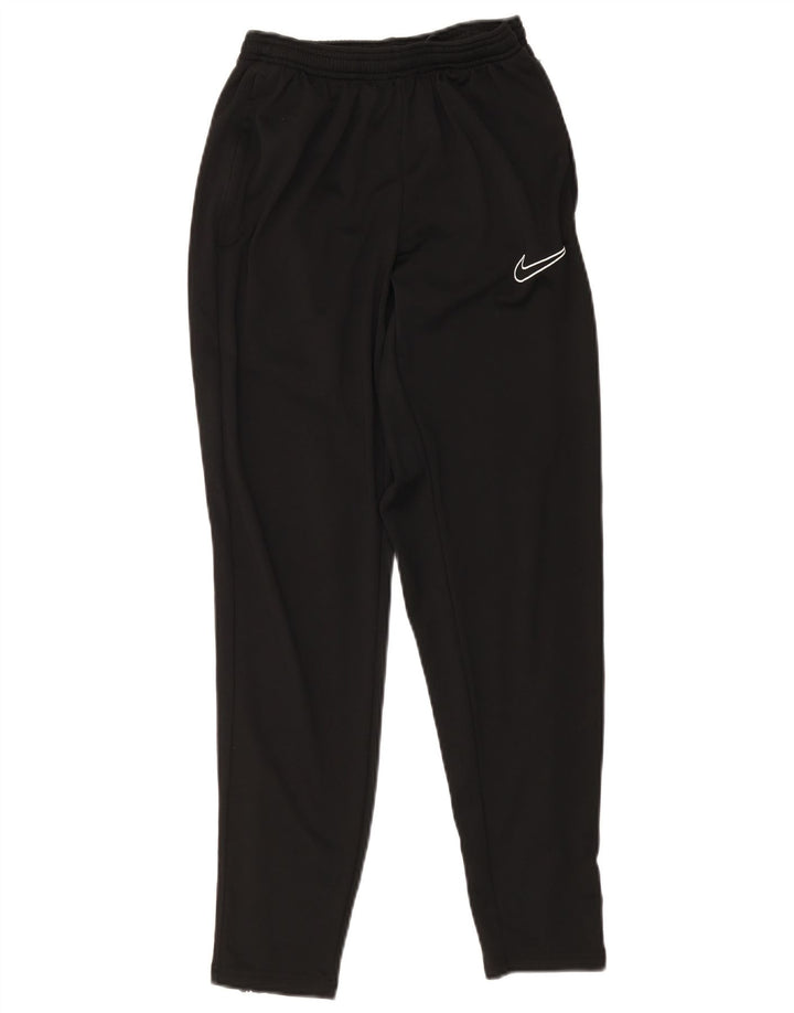 Nike Damen Dri Fit Trainingshose UK 12 Medium Schwarz