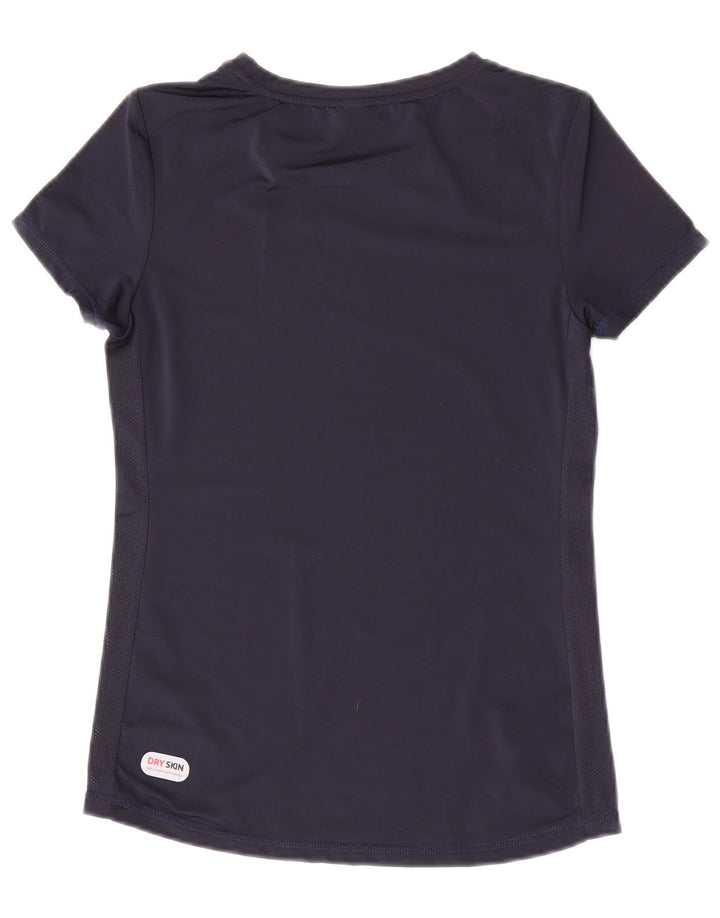 Arena Grafik-T-Shirt für Damen, UK 10, Größe S, Marineblau, Polyester