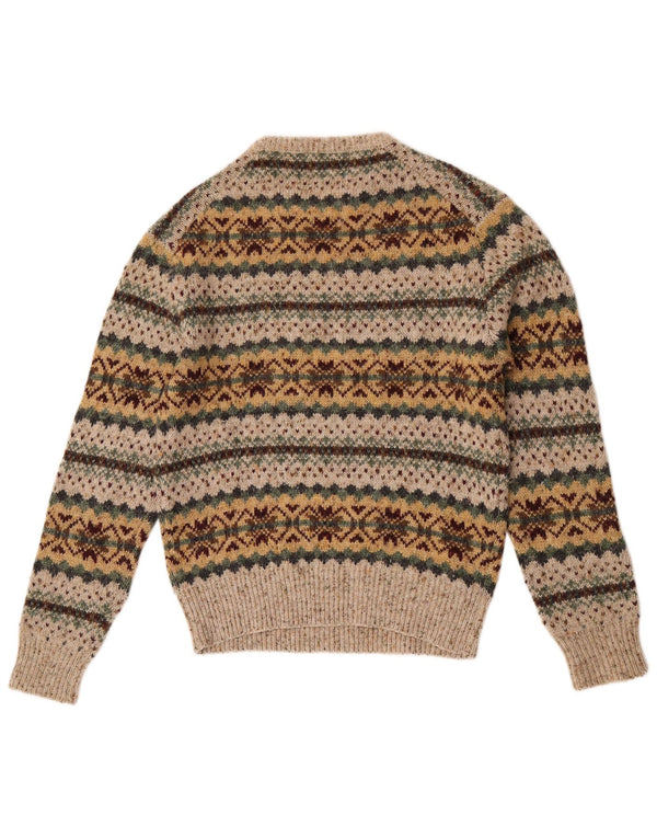 French Connection Damen-Pullover mit Rundhalsausschnitt, Gr. 14, Mittelbeige