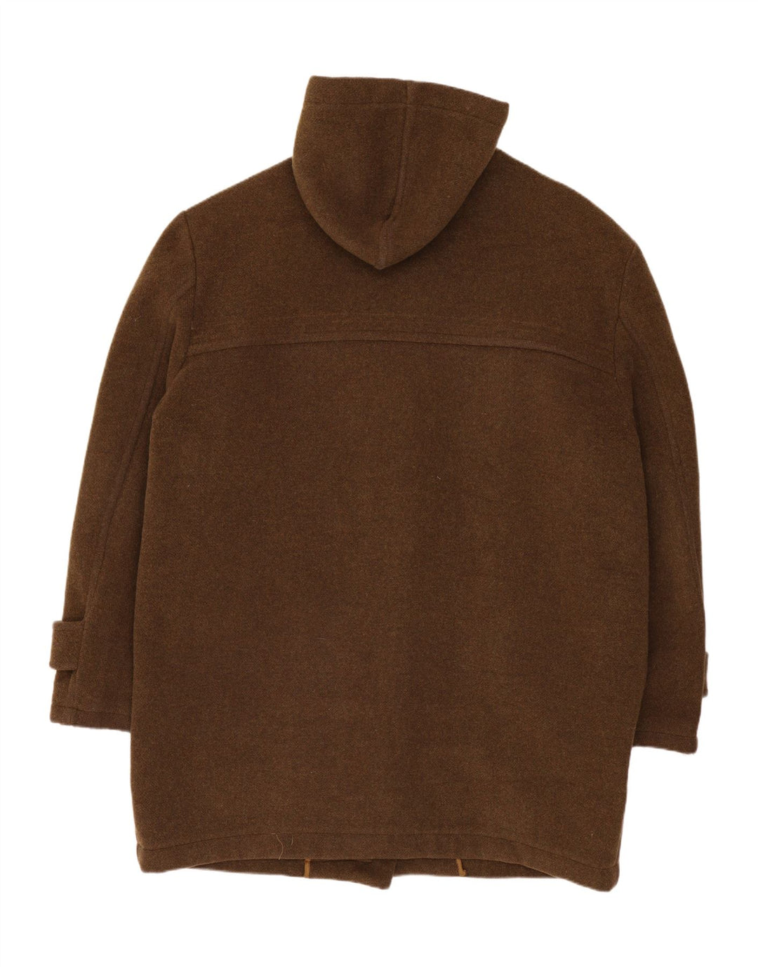 Zip Damen Dufflecoat mit Kapuze UK 20 2XL Khaki Wolle