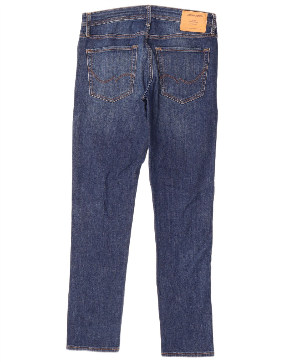 Jack & Jones Herren Slim Jeans W32 L32 Blaue Baumwolle