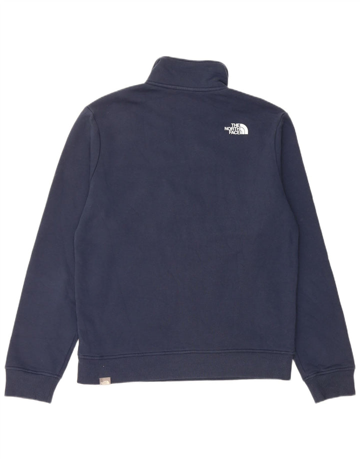 THE NORTH FACE Grafischer Herren-Sweatshirt-Pullover, mittlerer Marineblau-Farbblock