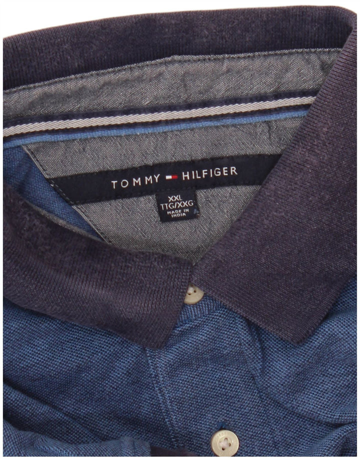 Tommy Hilfiger Herren Rugby-Poloshirt 2XL Blau