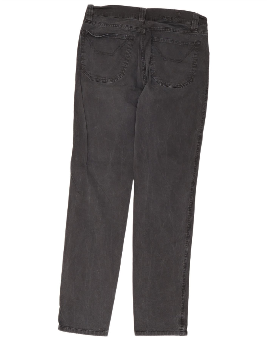 Jeckerson Herren Straight Jeans W34 L33 Graue Baumwolle