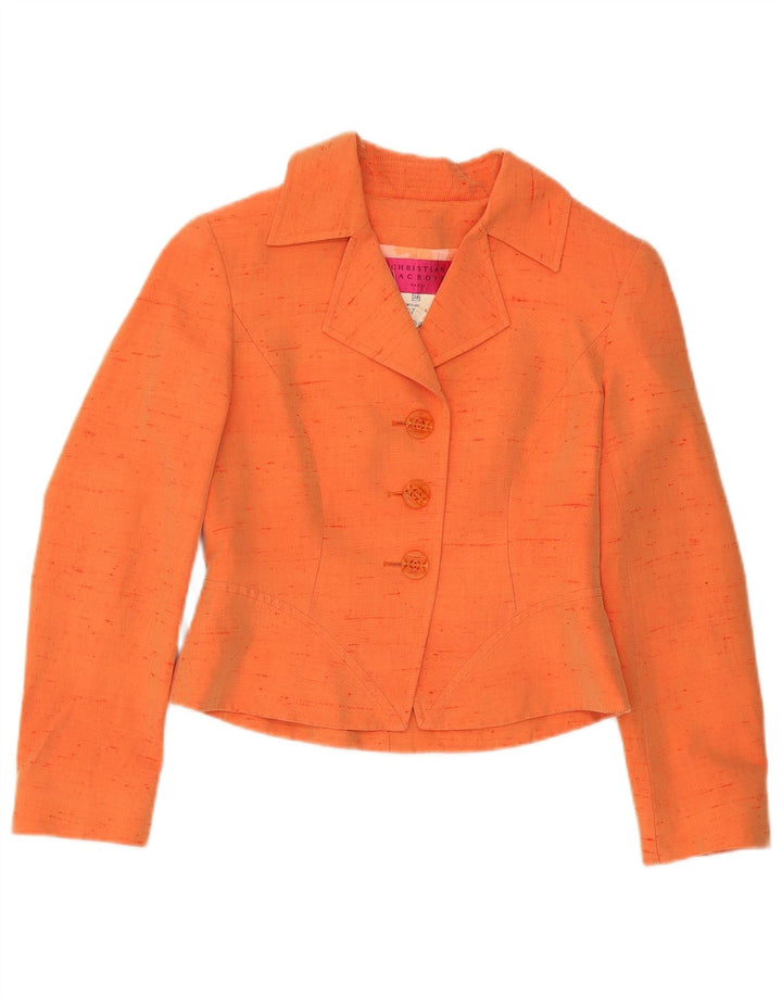 Bazar De Christian Lacroix Damen Blazerjacke EU 38 Mittelorange