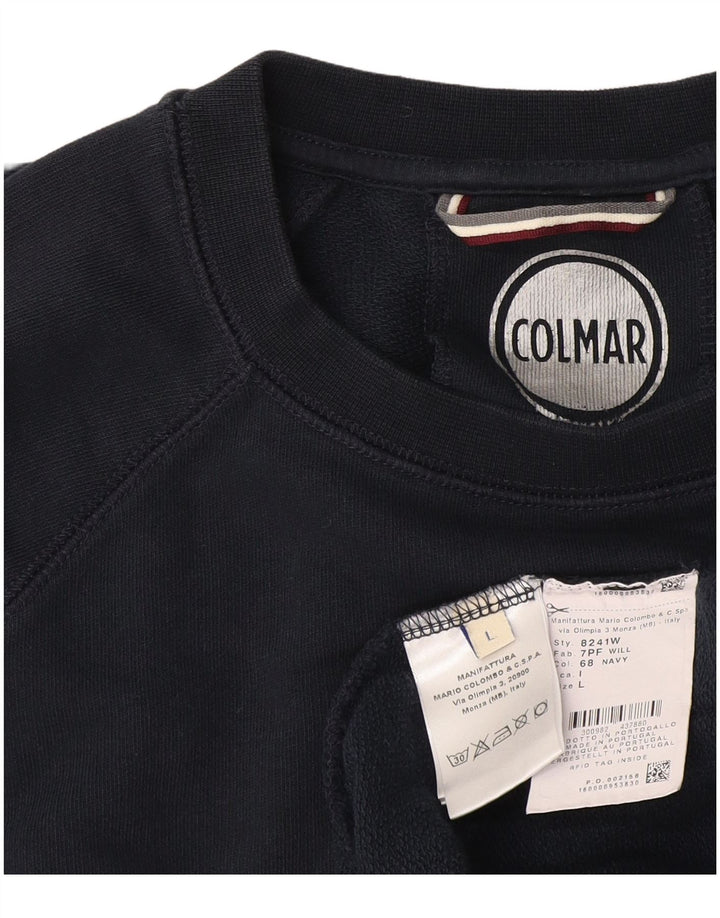 Colmar Herren-Sweatshirt mit Grafik, groß, marineblau, Baumwolle