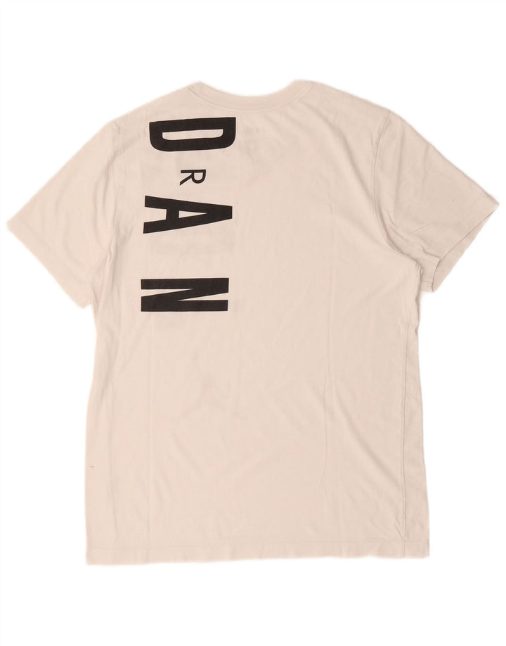 Jordan Herren-T-Shirt mit Standard-Passform, mittelweiß, Baumwolle