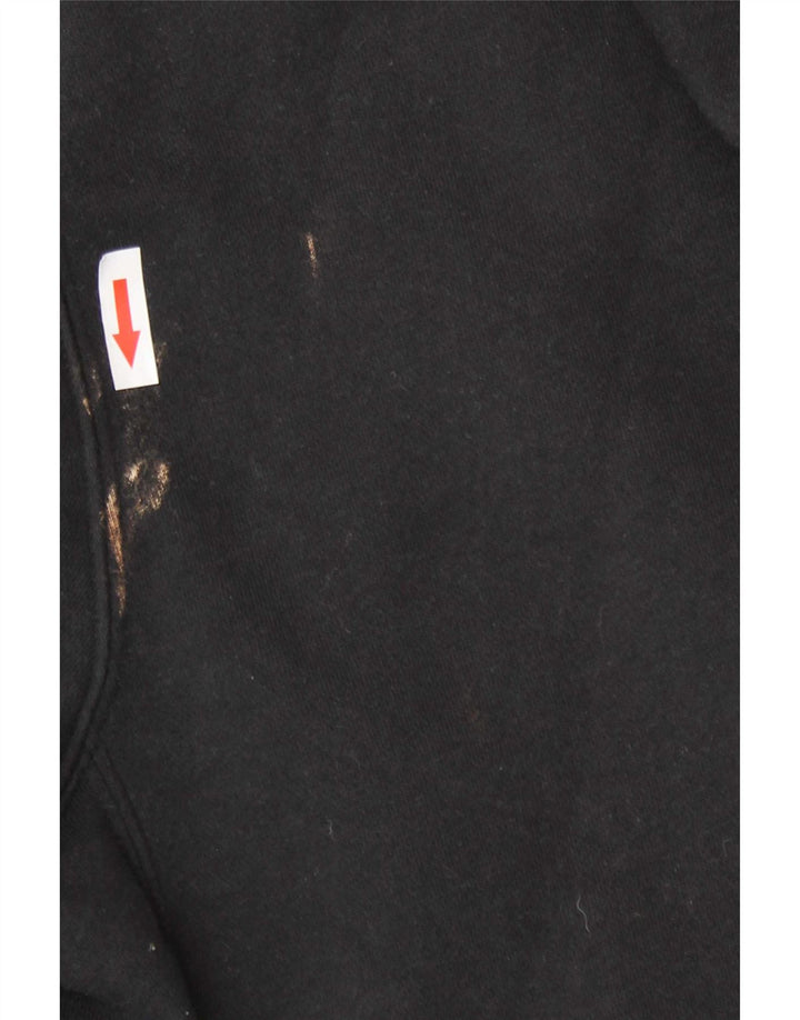Nike Herren-Kapuzenpullover mit Reißverschluss, mittelschwarz, Baumwolle