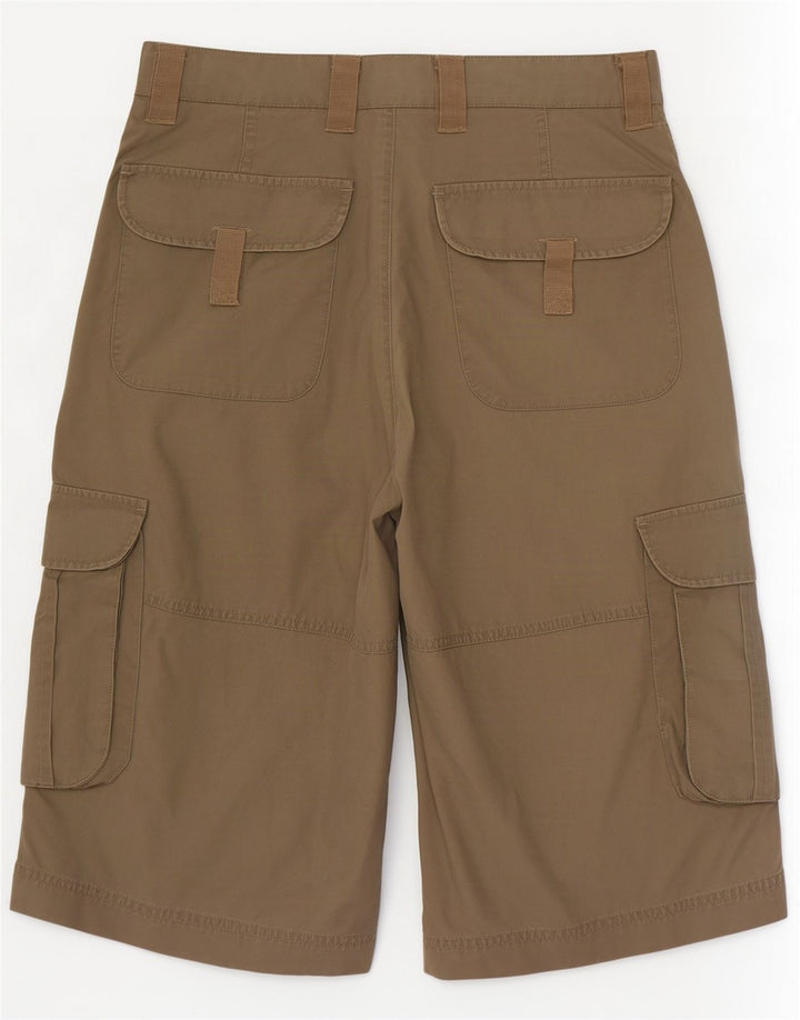 Zara Herren Cargoshorts EU 38 Small W30 Khaki Baumwolle