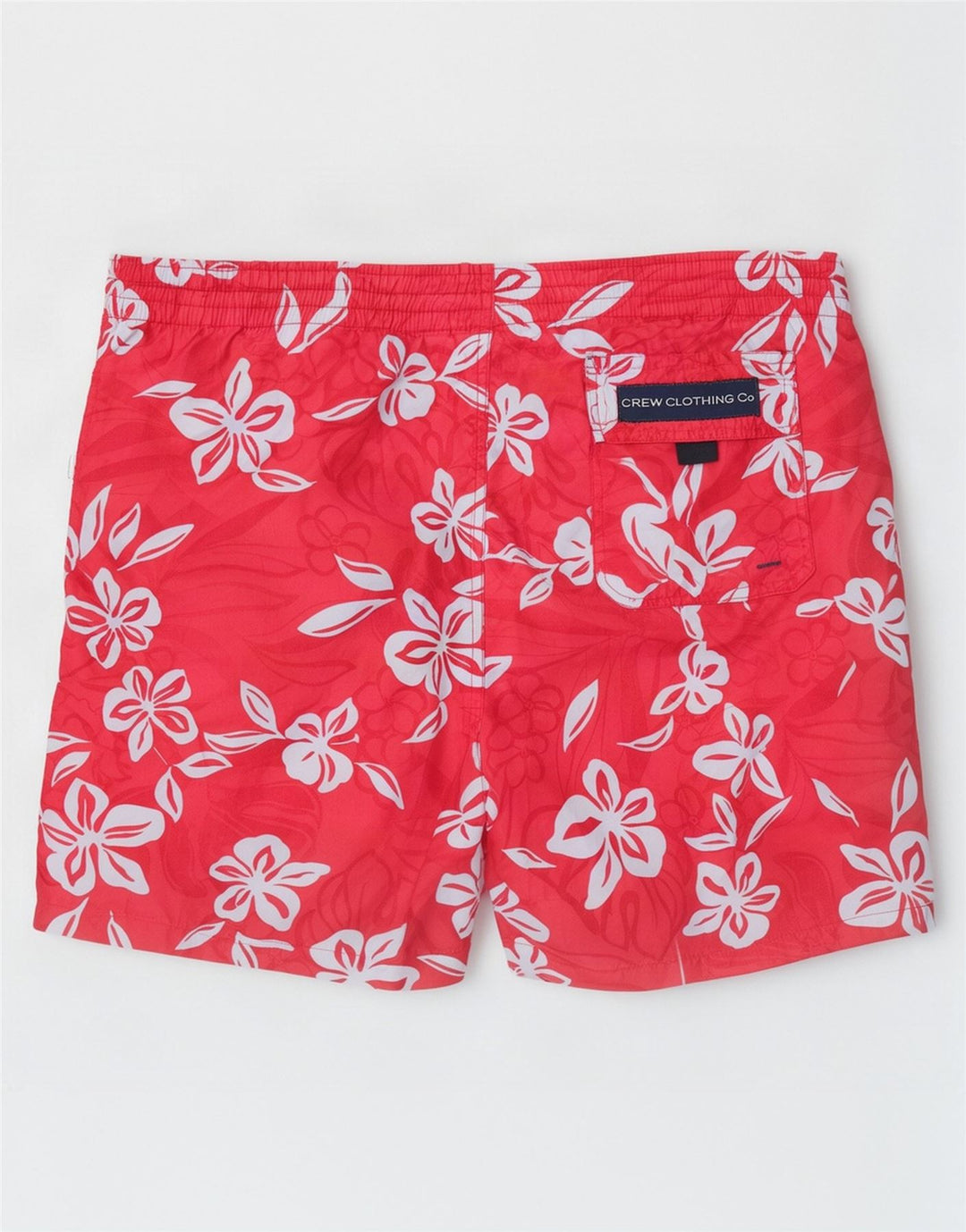Crew Clothing Herren-Badeshorts, Größe L, Rot, Blumenmuster