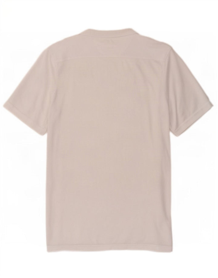Nike Herren Dri Fit Slim T-Shirt Top Mittelweißes Polyester