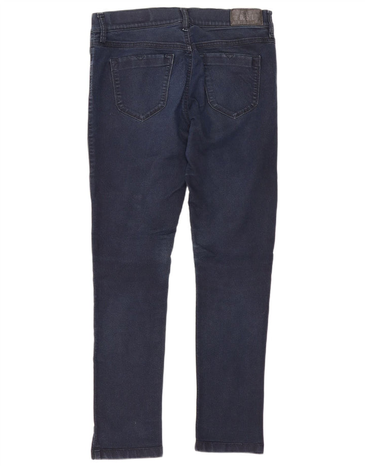 Diesel Damen Slim Jeans W32 L28 Marineblaue Baumwolle