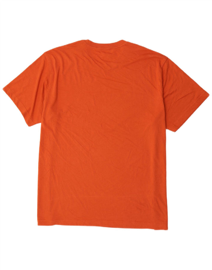 EDDIE BAUER Herren T-Shirt Top 2XL Orange Baumwolle