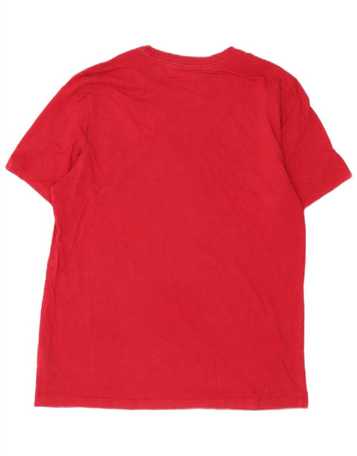 Jordan Herren-T-Shirt mit Grafik, Größe L, aus roter Baumwolle