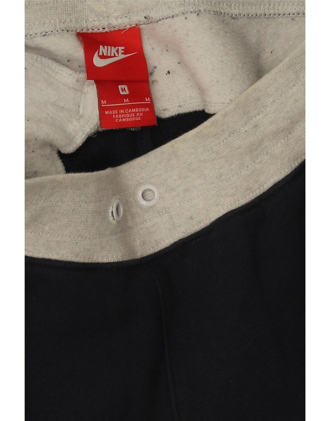 Nike Herren-Trainingshose „Air“, Jogginghose, mittelgroß, Marineblau, Farbblock