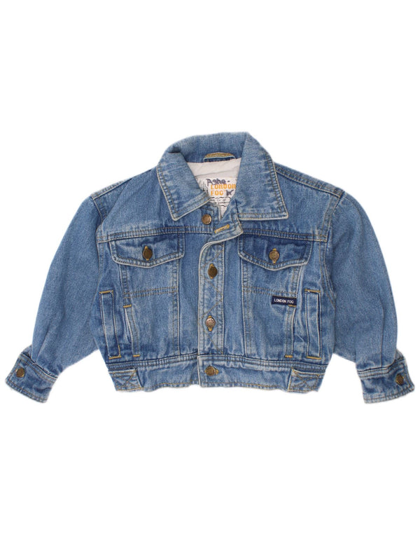 London Fog Jeansjacke für Mädchen, 2–3 Jahre, Größe S, Blau, Baumwolle