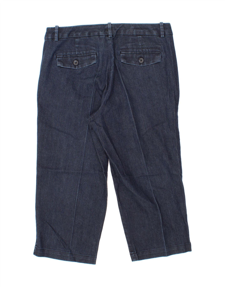 DOCKERS Womens Capri Jeans US 6 Medium W30 L19 Navy Blue Cotton Vintage Dockers and Second-Hand Dockers from Messina Hembry 