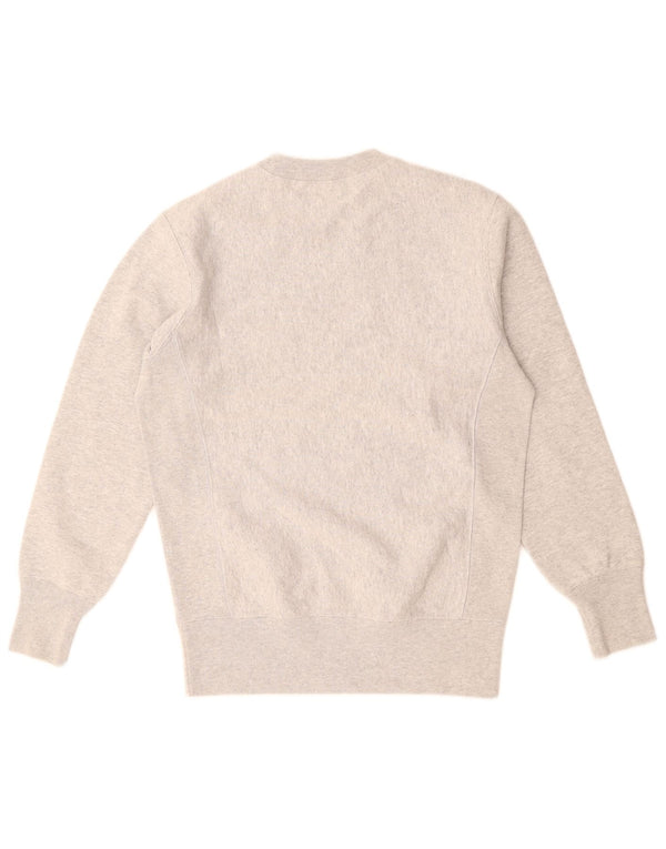 Champion Herren-Sweatshirt mit Grafik, klein, grau meliert, Baumwolle