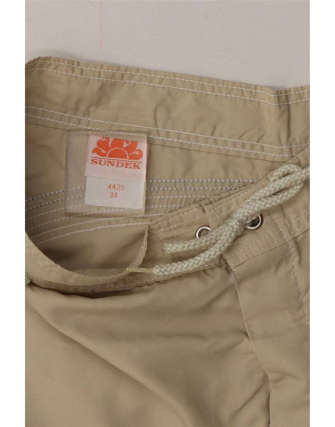 Sundek Damen-Badeshorts, groß, beige, Nylon