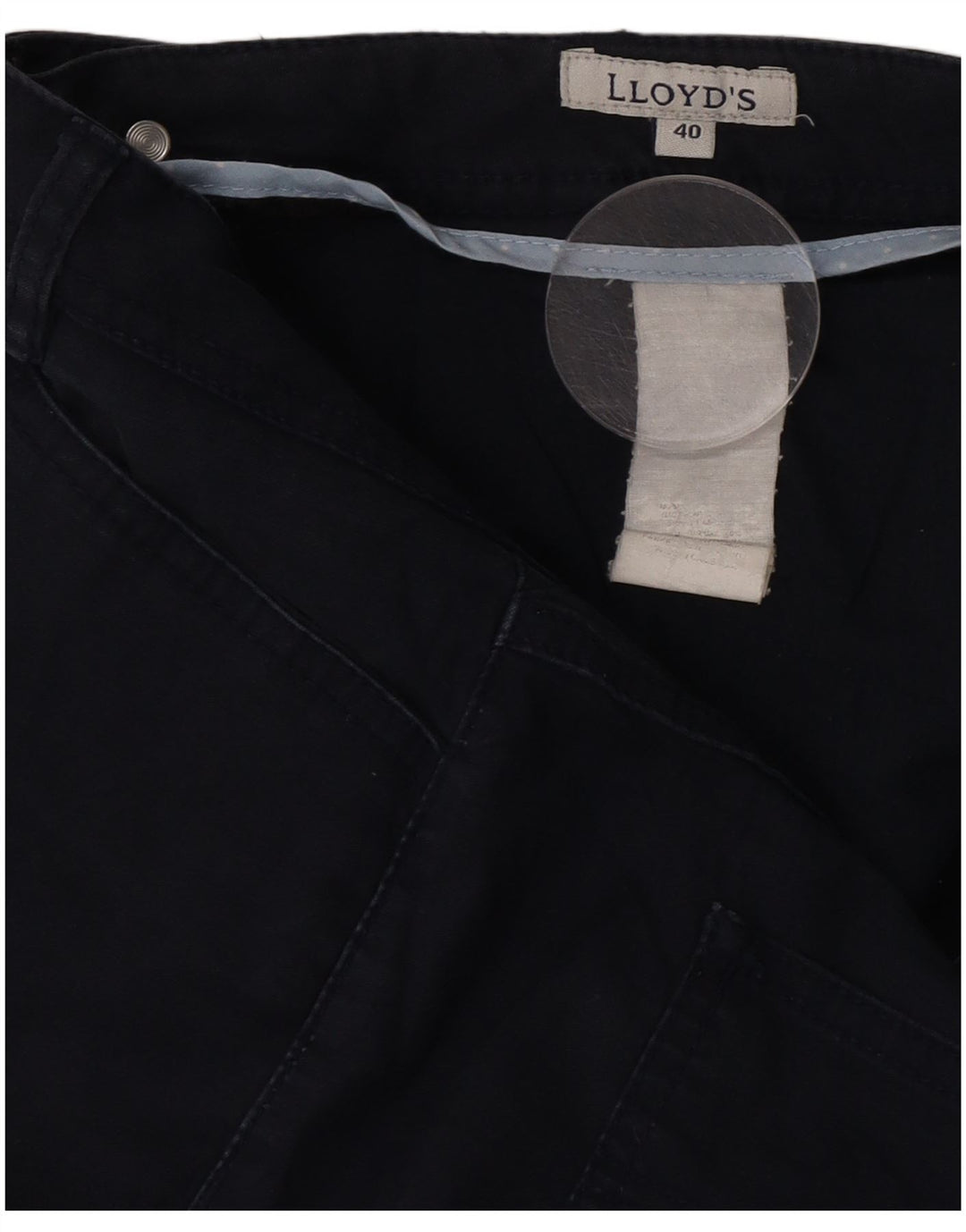 Vintage Damen Bermuda Chino Shorts W40 2XL Marineblau