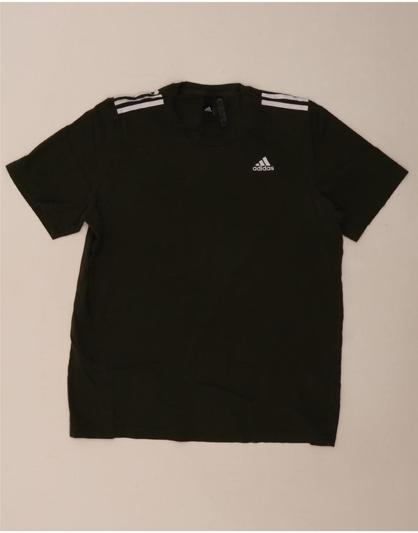 ADIDAS Herren T-Shirt Top Medium Khaki Baumwolle