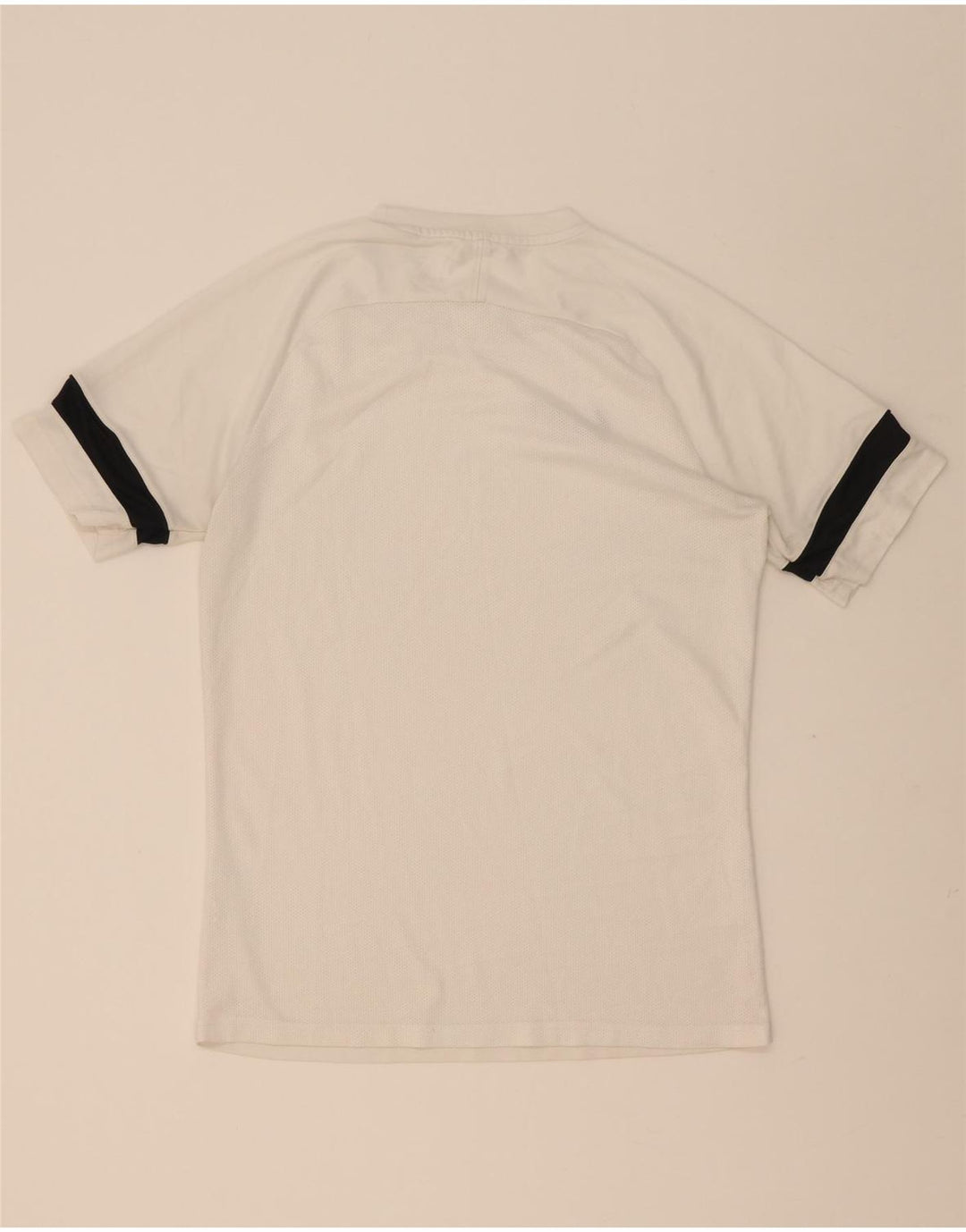 Nike Herren Dri Fit T-Shirt Top Mittelweiß Farbblock