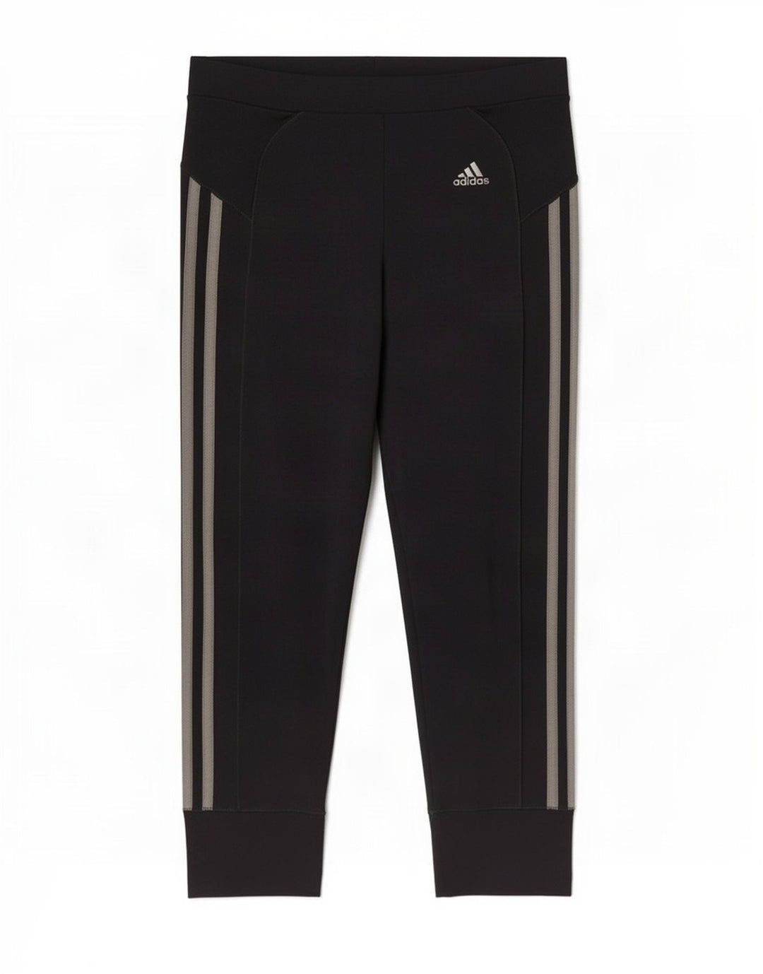 Adidas Damen Capri-Leggings UK 8 Small Schwarz Polyester