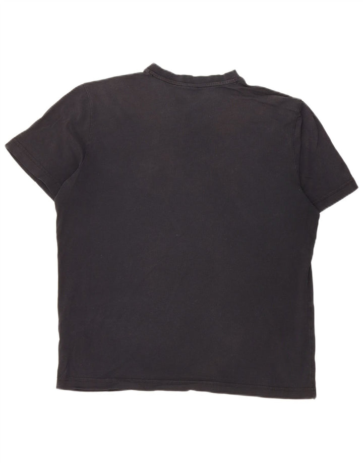 HUGO BOSS Herren T-Shirt-Oberteil aus Baumwolle in mittlerem Marineblau