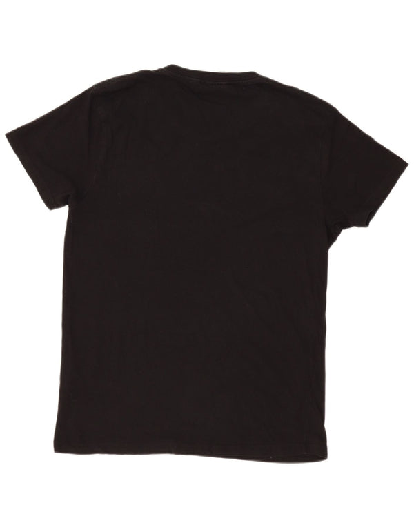 Cheap Monday Herren-T-Shirt mit Grafik, mittelschwarze Baumwolle