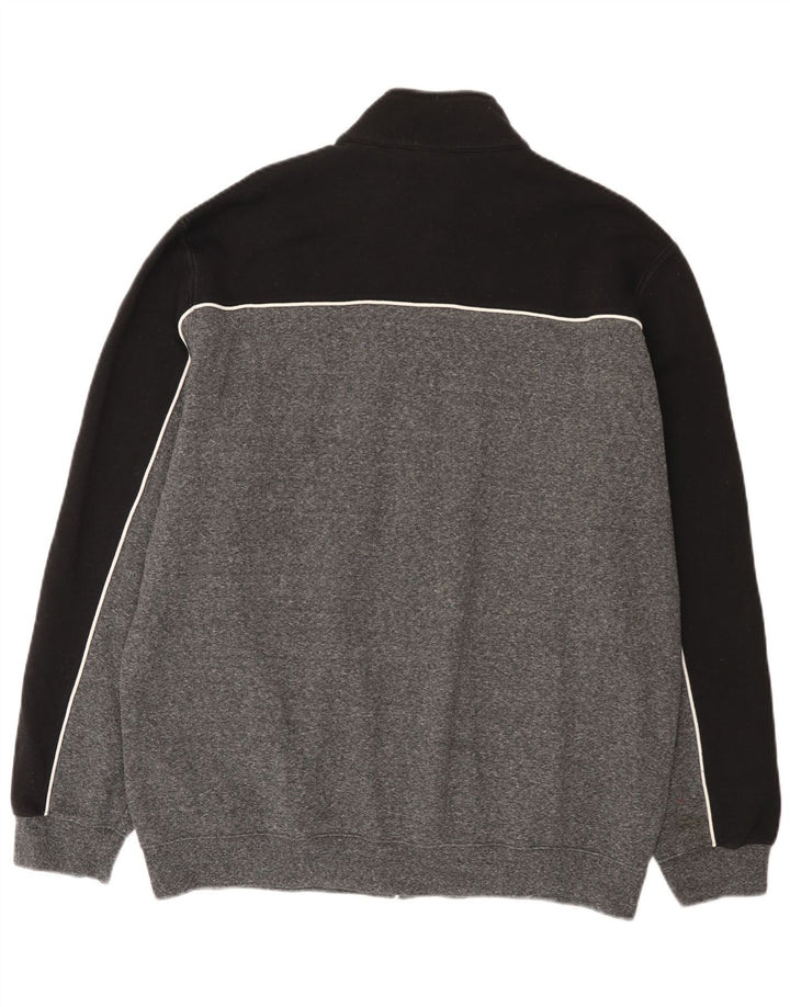 Champion Herren-Trainingsanzugoberteil, Jacke, 3XL, Grau, Colourblock-Baumwolle