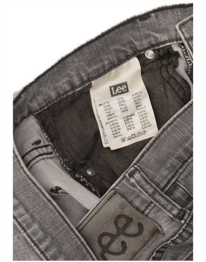 Lee Herren Powell Slim Jeans W31 L28 Graue Baumwolle