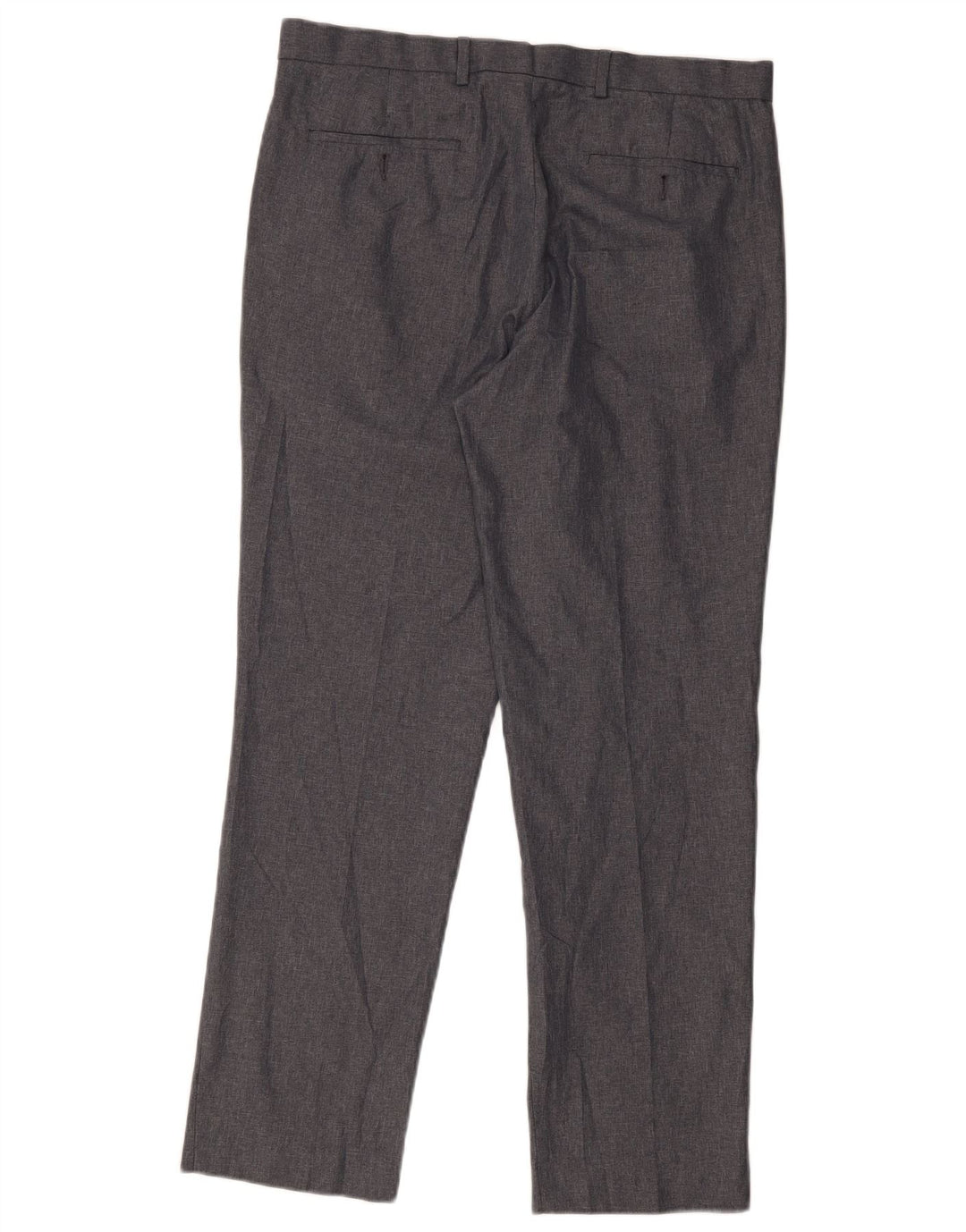 Gerade Herren-Chinohose von Marks & Spencer, W36, L30, grau, Polyester