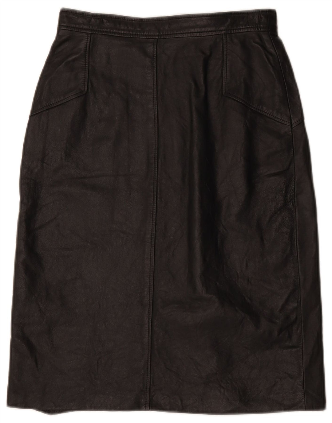 Vintage Damen gerader Rock EU 38 Medium W26 Schwarz